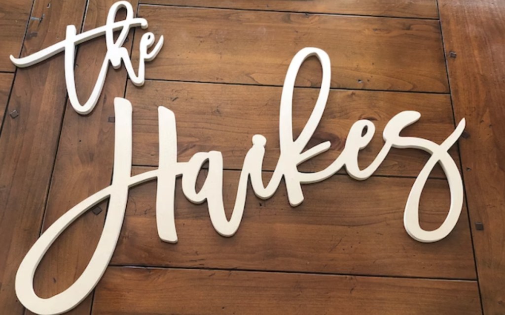 These Stylish Wooden Letters are the Perfect Wall & Home Decor Pieces